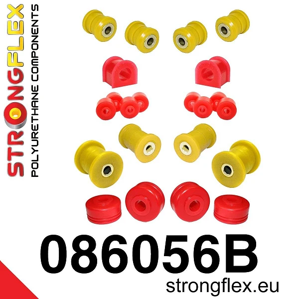 086056B: Zestaw poliuretanowy zawieszenia przedniego Honda Civic