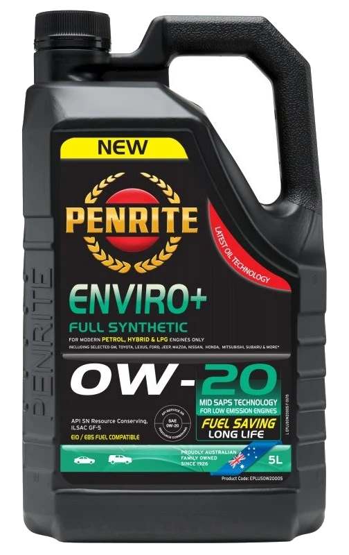 Olej silnikowy Penrite Enviro + 0W20 Full Synthetic 5L