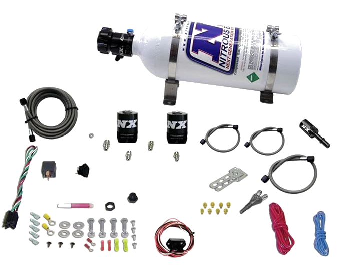 Hemi & Srt8 Single Nozzle Fly-By-Wire Sys (35-150Hp) with 5Lb Bottle Nitrous Express NX 20918-05