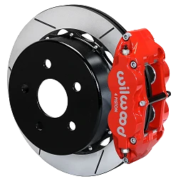 Wilwood 140-18075-R Forged Narrow Superlite 4R Big Brake Rear Brake Kit For OE Parking Brake 13.5 Red