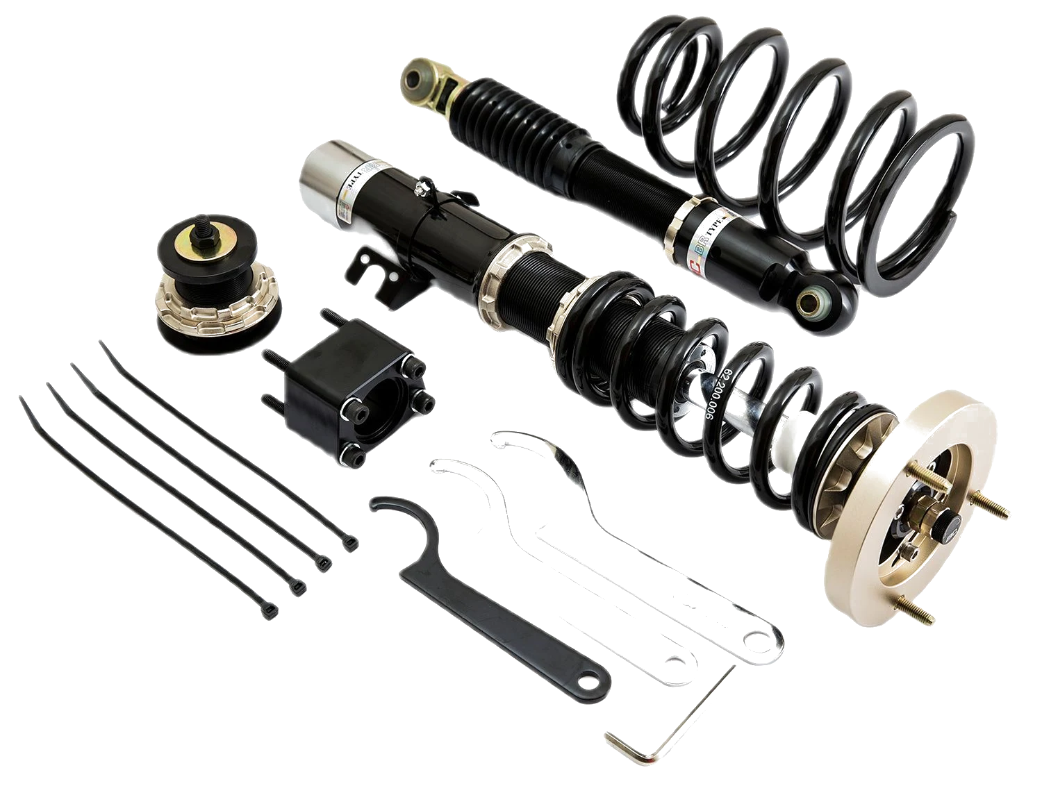 Zawieszenie gwintowane BC Racing ZG-12-BR-RA Volvo 240 1974-1993 (RWD) (RCA Included) (Weld)