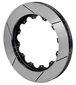 Wilwood 160-11316-GTB GT 72 Curved Vane Tarcza hamulcowa nacinana 14.25 czarna Lewa