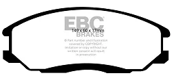 DP1480 Klocki hamulcowe ULTIMAX2 EBC Brakes Hyundai Trajet Hyundai COMMERCIAL H1