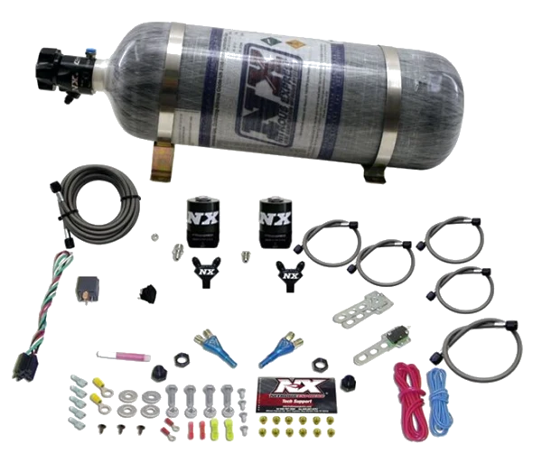 Dual Nozzle with 12Lb Bottle for Dodge Viper EFI (100-300Hp) Nitrous Express NX 20325-12