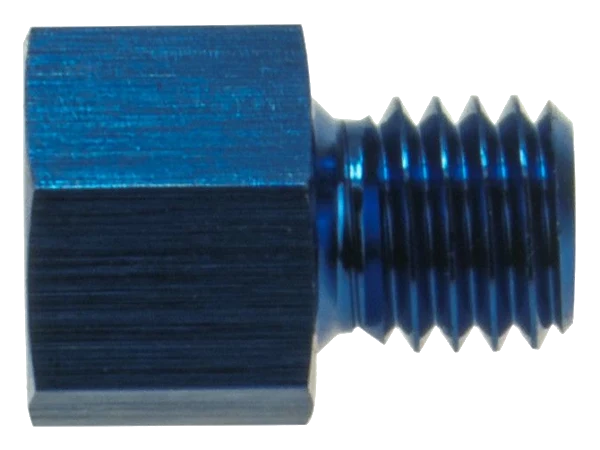 1/8 NPT M10x1.25 Końcowka prosta adapter redukcyjny żeńsko męski Niebieski