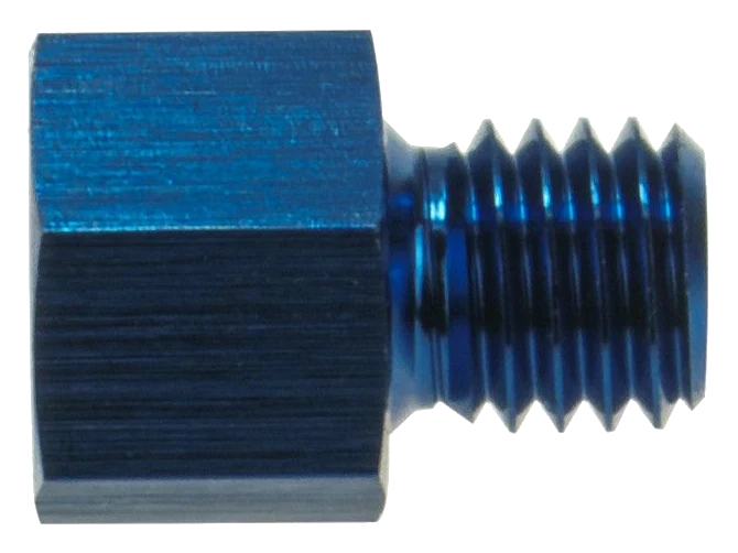 1/8 NPT M10x1.0 Końcowka prosta adapter redukcyjny żeńsko męski Niebieski