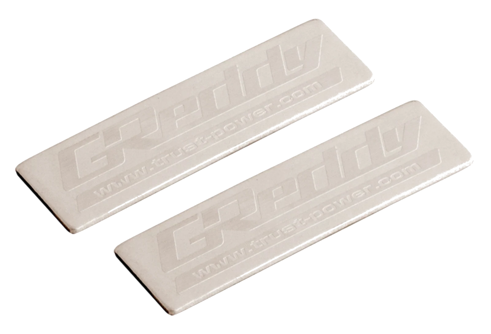 Emblematy logo GReddy Aluminiowe 2-pak