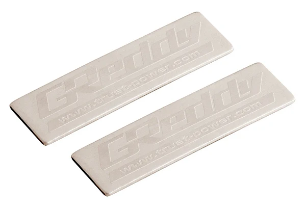Emblematy logo GReddy Aluminiowe 2-pak