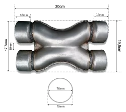 X-Pipe 76mm