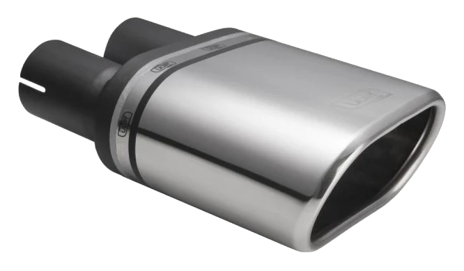 Uniwersalna końcówka tłumika owalna 145×75mm długość 140mm średnica montażowa 45mm - N3-21-1P*/45