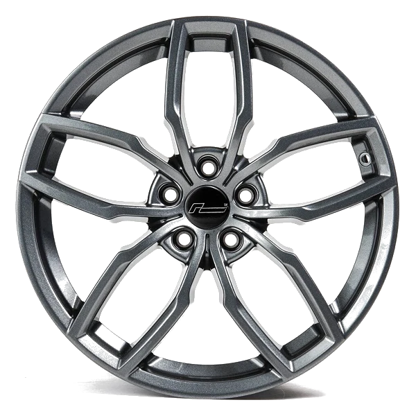 RacingLine R360 Wheel 19" x 8.5" set ET44 Set of 4 Wheels Gunmetal Grey