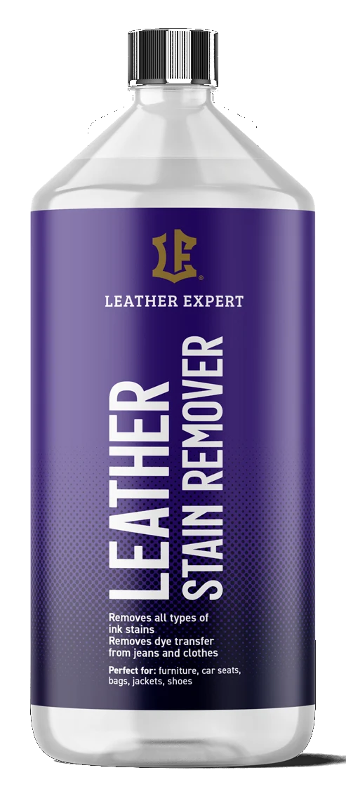 Leather Expert Leather Stain Remover odplamiacz do skóry na tusz atrament markery i ślady jeansu 1l 1000ml