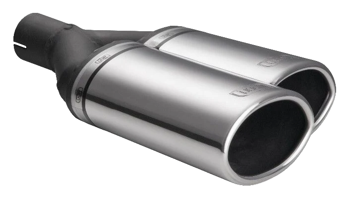 Uniwersalna końcówka tłumika owalna 220×80mm długość 220mm średnica montażowa 50mm - N2-54P*/50