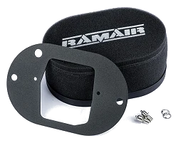 Filtr Powietrza z pianki z płytą montażową Ramair RS2V2-215-403 Weber 32 34 DFT 65mm