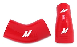 Dolne orurowanie intercoolera Mishimoto Mitsubishi Lancer Evolution VII/VIII/IX 2001-2007 Czerwone silikony