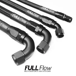 Nuke Performance Full Flow AN Hose End Fitting 180 Degree AN10