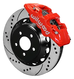 Wilwood 140-13886-DR AERO6 Big Brake Zestaw hamulcowy przedni 14.00 wiercony czarny Ford