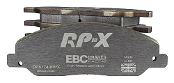 DP81740RPX Sportowe klocki hamulcowe RP-X Racing EBC Brakes Ford Mustang 5th Generation Mustang 5th Generation Performance Package Ford Mustang 5th Gen Mustang 5th Generation GT Mustang 5th