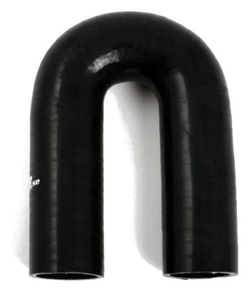 Wąż silikonowy czarny 180 stopni 2,125" (54mm)