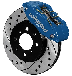 Wilwood 140-12996 Kuty przedni zestaw hamulcowy DPHA 10.32 wiercony niebieski Honda Acura