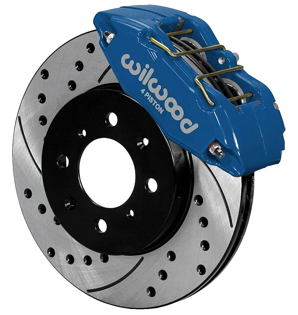 Wilwood 140-12996 Kuty przedni zestaw hamulcowy DPHA 10.32 wiercony niebieski Honda Acura