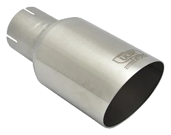Uniwersalna końcówka tłumika okrągła 90mm długość 120mm średnica montażowa 55mm - NS1-90-1*/55