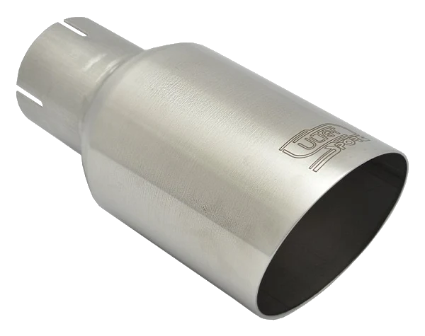 Uniwersalna końcówka tłumika okrągła 90mm długość 120mm średnica montażowa 60mm - NS1-90-1*/60