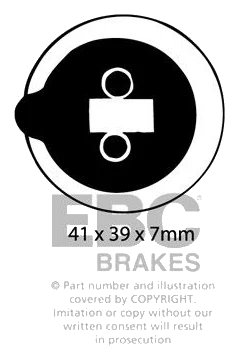 DP248 Klocki hamulcowe ULTIMAX2 EBC Brakes Citroen CX
