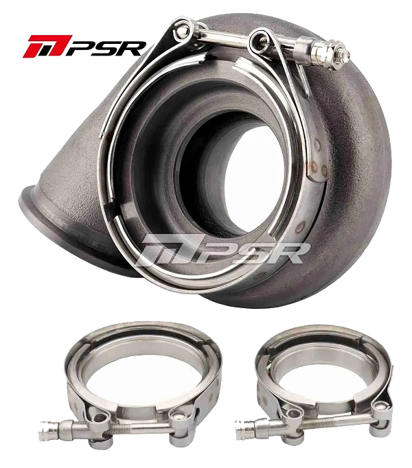 Pulsar PSR 62G Turbine Housing for 5862G 6262G 6862G Turbos Dual V-Band 1.01 A/R Reverse Rotaion
