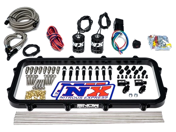 Direct Port Dry Holley High Ram Plate Nitrous System without Bottle Nitrous Express NX 20963-00