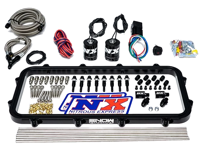 Direct Port Dry Holley High Ram Plate Nitrous System without Bottle Nitrous Express NX 20963-00