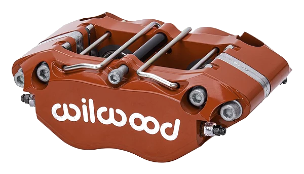 Uniwersalny zacisk hamulcowy 4 tłoczkowy Wilwood 120-16686 Narrow Dynapro-P czerwony