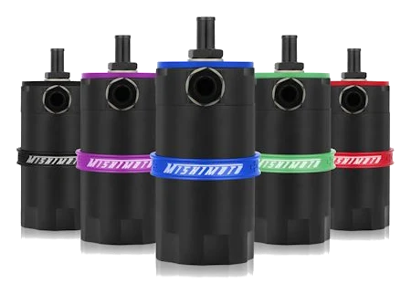 Uniwersalny oil catch tank Mishimoto Czarny