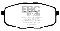 DP1562 Klocki hamulcowe ULTIMAX2 EBC Brakes Hyundai Kona KIA Carens Hyundai Portugal Kauai Cee'd ED i30 FD ProCee'd ED