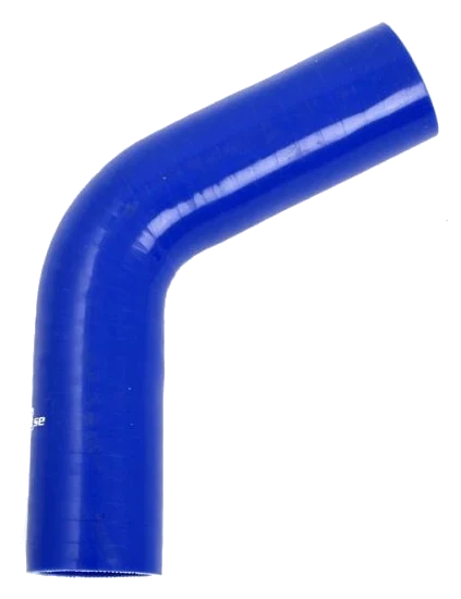 Wąż silikonowy niebieski 60 stopni 1,75" (45mm)
