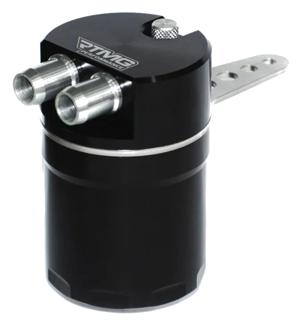 RTMG Performance Universal Oil Catch Can Kit Small Black