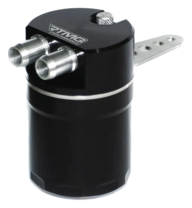 RTMG Performance Universal Oil Catch Can Kit Small Black