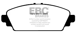 DP1544 Klocki hamulcowe ULTIMAX2 EBC Brakes Honda Accord CG Accord CK Accord CH Civic 7th Gen EP4 Civic 7th Gen EU9 Civic 7th Gen EV1 Type-S