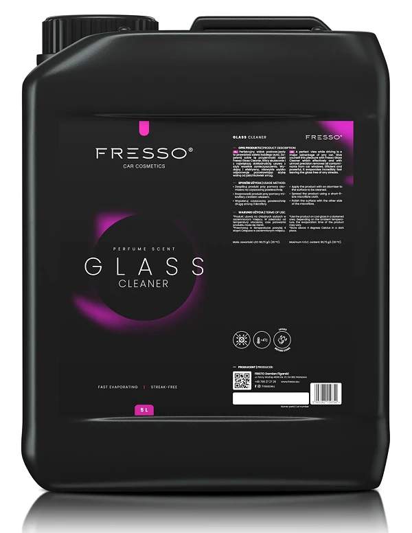 FRESSO Glass Cleaner do czyszczenia szyb szkła 5l 5000ml
