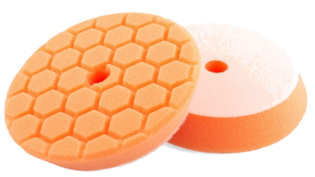 FLEXIPADS 135mm PRO-DETAIL ORANGE Medium Heavy Cutting Pad