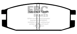 DP611 Klocki hamulcowe ULTIMAX2 EBC Brakes Mitsubishi Pajero Shogun
