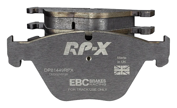 DP81449RPX Sportowe klocki hamulcowe RP-X Racing EBC Brakes BMW 1 Series E82 1M Coupe 1M 1 Series E82 M Coupe 135 5 Series E60 520 5 Series E60 523 5 Series E60 525 5 Series E60 530 5 Series