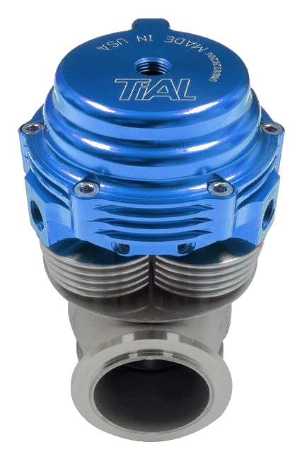 Zawór Wastegate Tial MVS-A 38mm Niebieski,  Wszystkie sprężynki