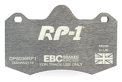 DP8036RP1 Sportowe klocki hamulcowe RP-1 Racing EBC Brakes Lotus Evora Exige Series 3 MORGAN Aero 8 NOBLE M12 Renault Clio Mk2 Seat Ibiza 6L TVR Cerbera Sagaris Tamora T350 Tuscan Typhon Lot