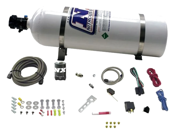 Diesel Stacker 3 Nitrous Express NXD12001 with Solenoid 15Lb Bottle (6.8 kg)