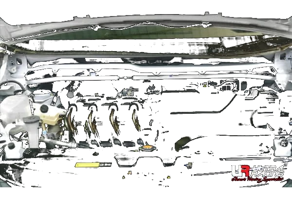 Rozpórka przednia (Front Upper Strut Bar)(3928A) Ultra Racing Nissan Serena (C27) 2.0 2WD 16+