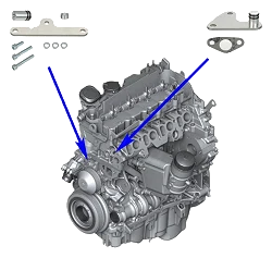 Zestaw do usunięcia układu EGR w silnikach BMW N47 N47S 2.0 Diesel - EDEL_7+ZKOL2