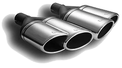Uniwersalna końcówka tłumika owalna 95×65mm długość 200/180mm średnica montażowa 45mm - N2-56P*/45