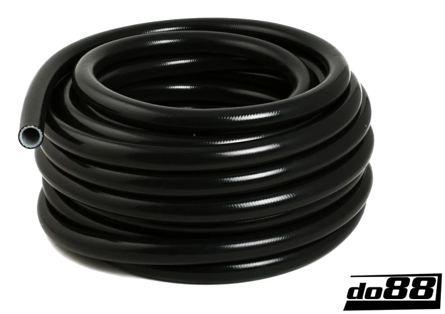 Wąż silikonowy wzmocniony czarny 1" (25mm)