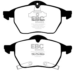 DP51187NDX Klocki hamulcowe BLUESTUFF NDX EBC Brakes Saab 9/3 Aero 9/3 Viggen 9/3 9/5 Aero 9/5
